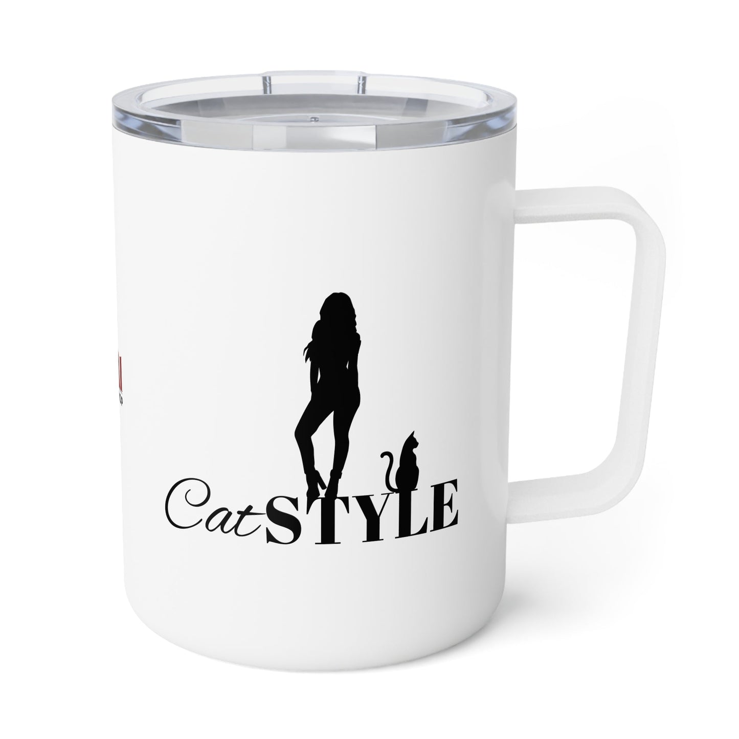 Taza de café aislada estilo gato - 10oz