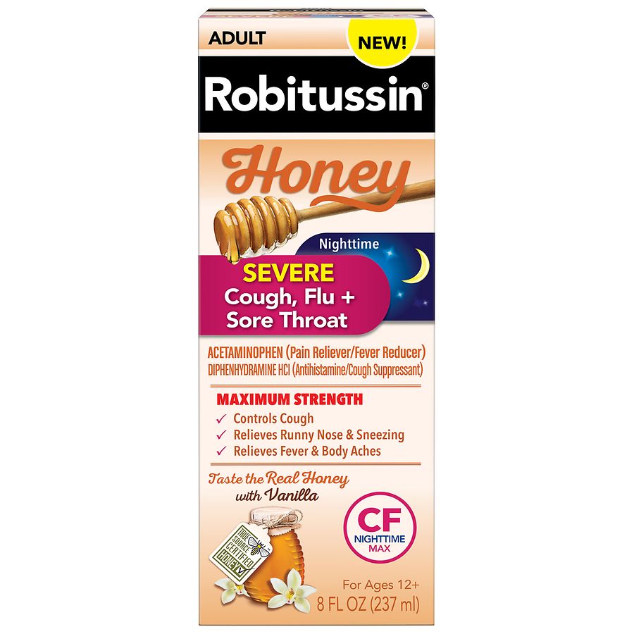 Premium Nighttime Honey Cough Syrup