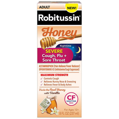 Premium Nighttime Honey Cough Syrup
