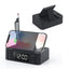 Clock wireless charging phone holder pen holder multifunctional 15W wireless charging fast charging - Korvel