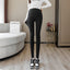 Pregnant Women's Pants Leggings Large Adjustable Barbie Pants High Elastic High Waist Outer Wear - Korvel