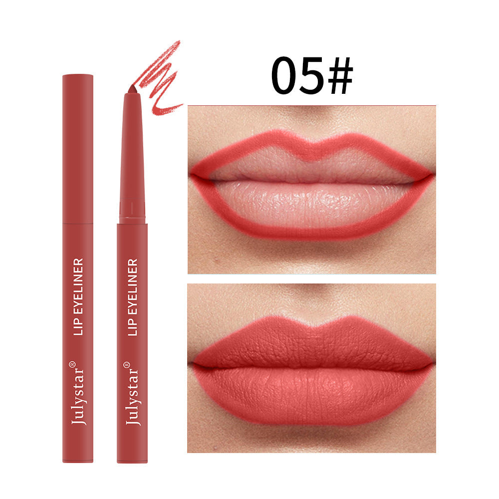 Waterproof Lipstick Lips Pink Matte Solid Lipliner - Korvel