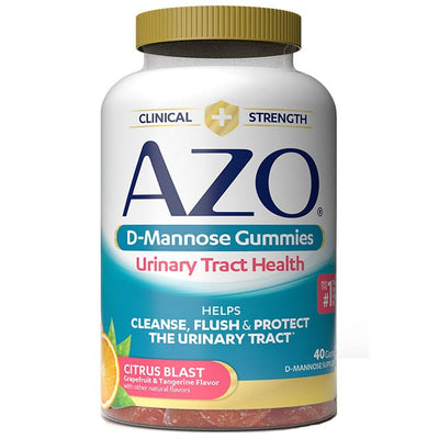 AZO D-Mannose Urinary Tract Health Gummies - Citrus Blast