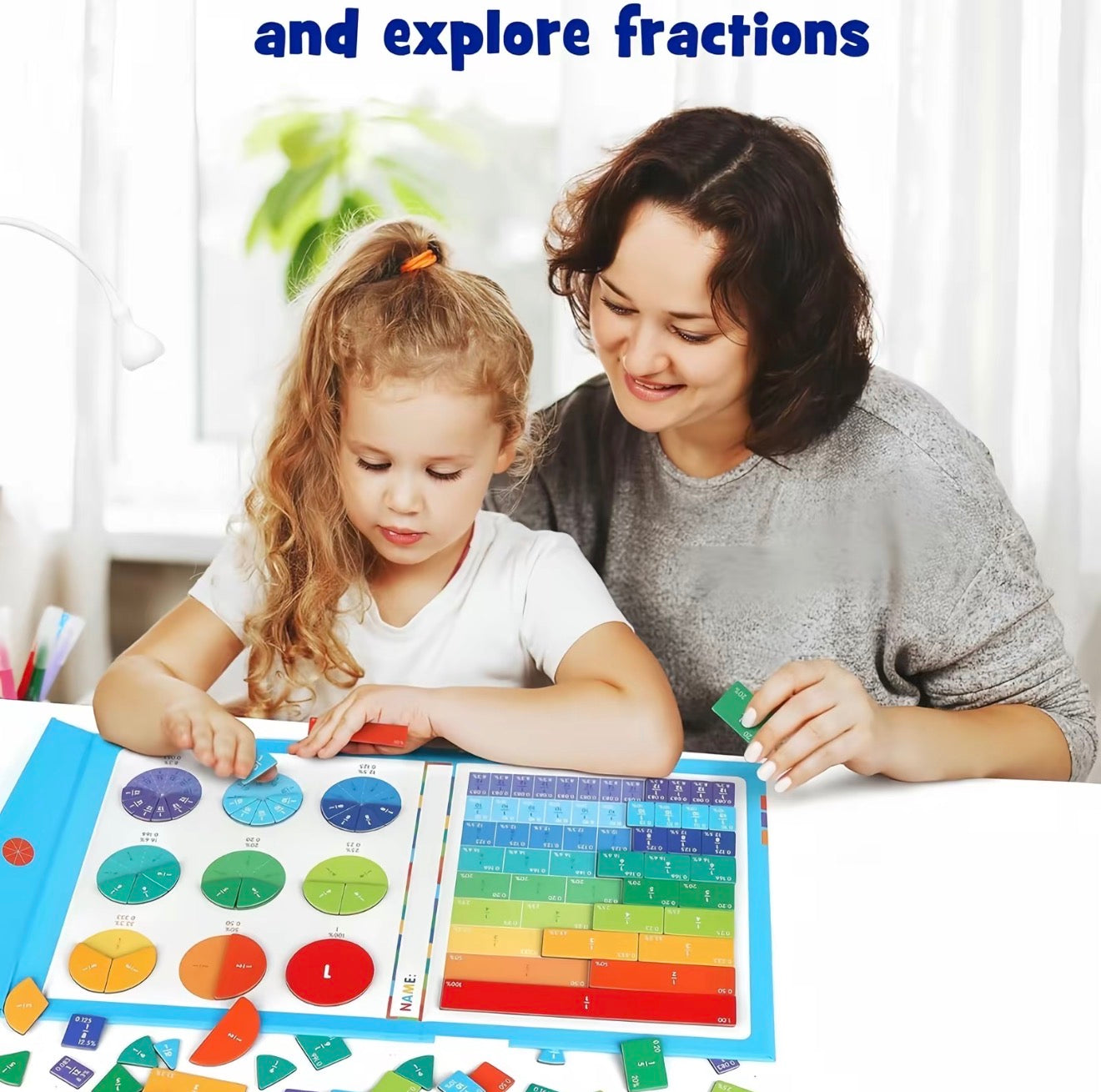 FractionMag Learning Set - Magnetic Math Manipulatives