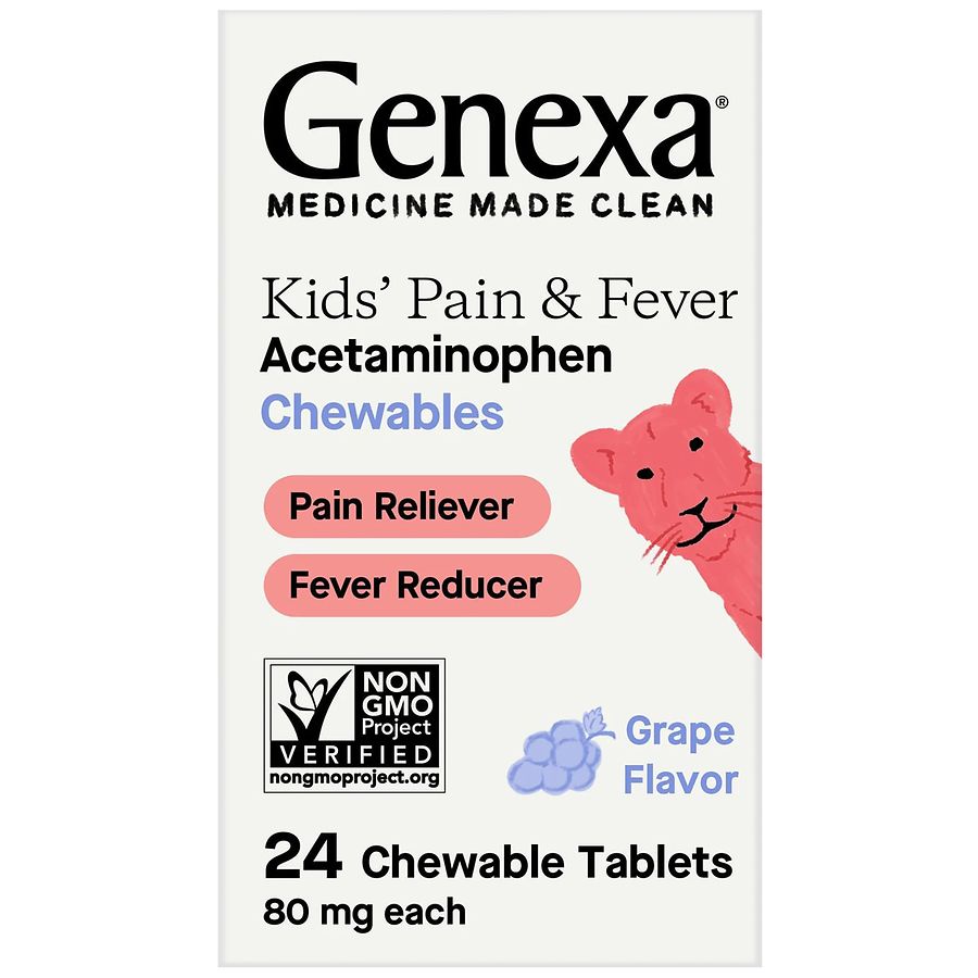 Genexa Kids Grape Flavor Chewable Tablets