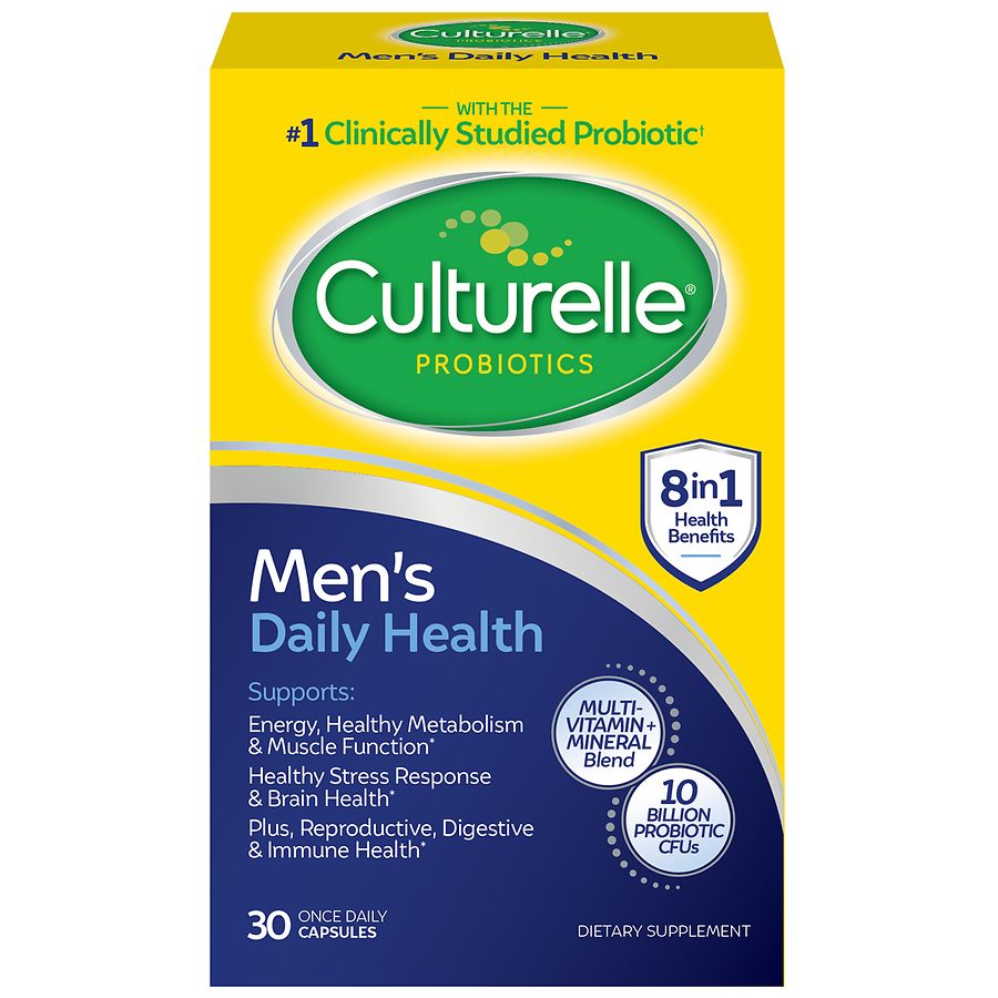 Cápsulas probióticas Culturelle Men's Daily Health