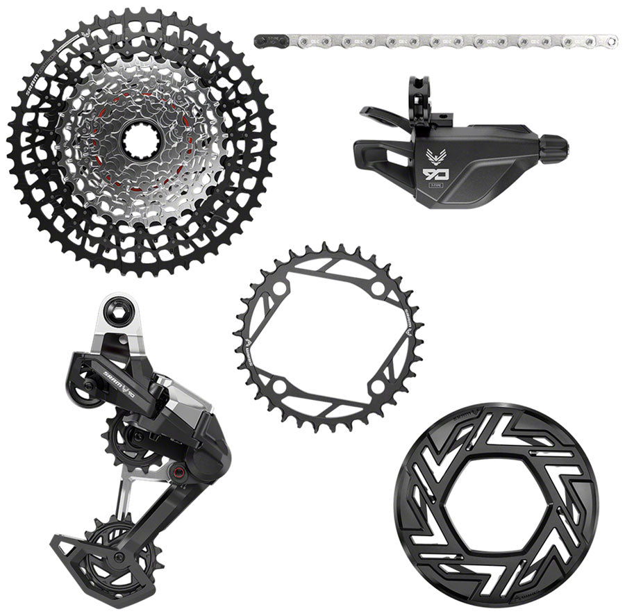 Groupe électro SRAM Eagle 90 Ebike - Sans manivelle 34T 104BCD avec protection clip-on