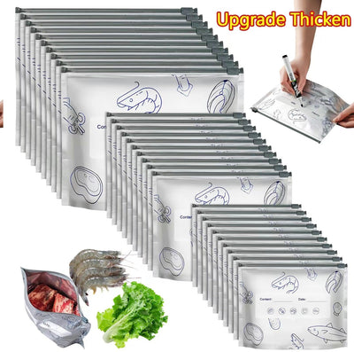 EcoSeal Reusable Foil Bags - Premium Food Storage Solution