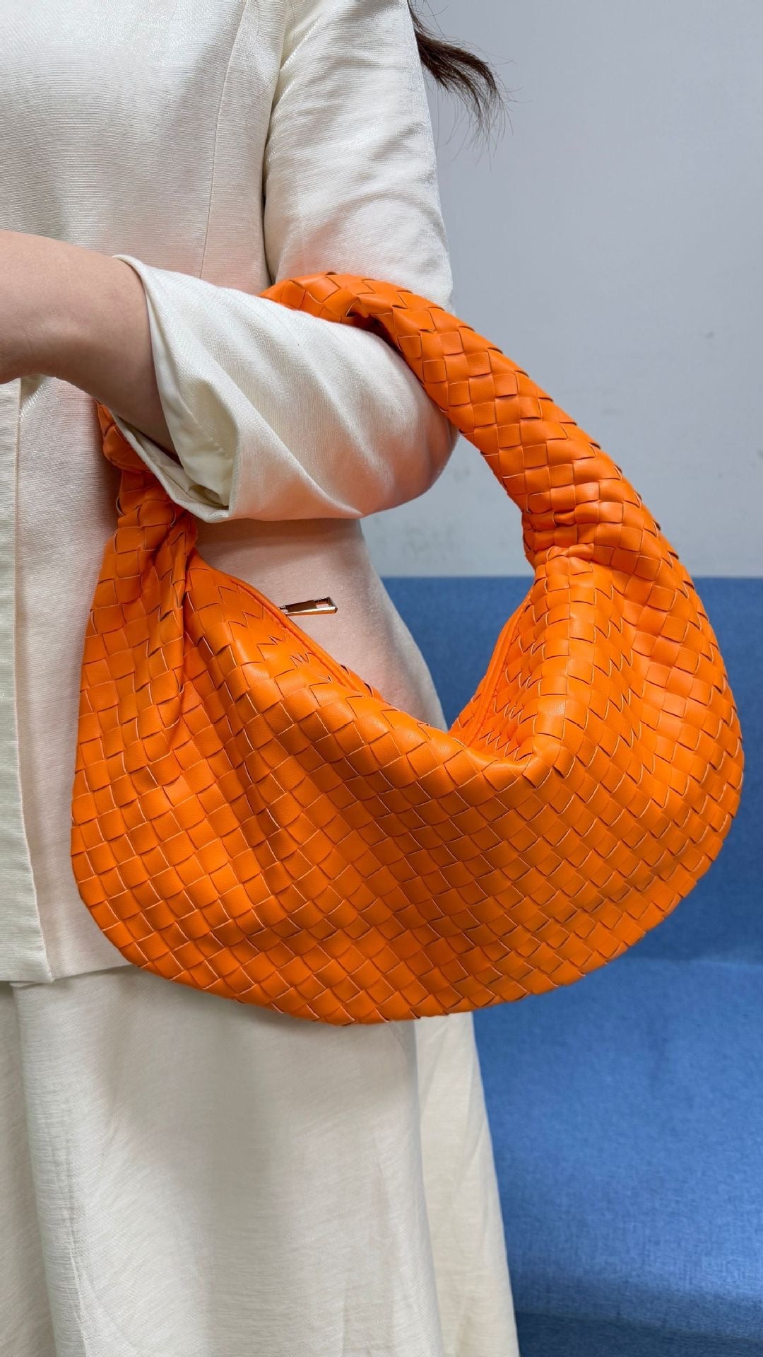 Premium Large Women's Woven Shopper Bag