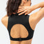 Full Size Cropped Cutout Back Zipper Front Active Tank Top