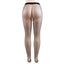 Elegant Silk Pantyhose with Diamond Inlay