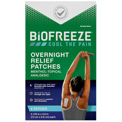 Biofreeze Overnight Pain Relieving Patches - 4 Count