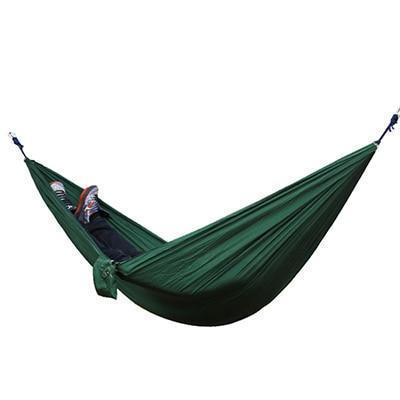 Portable Double Hammock - Durable Nylon for Outdoor Relaxation