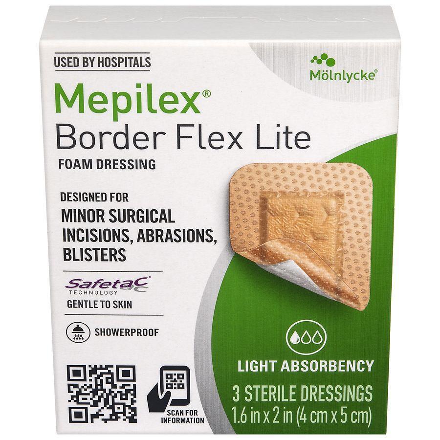 Mepilex Border Flex Lite Pansement en Mousse Silicône 1.6