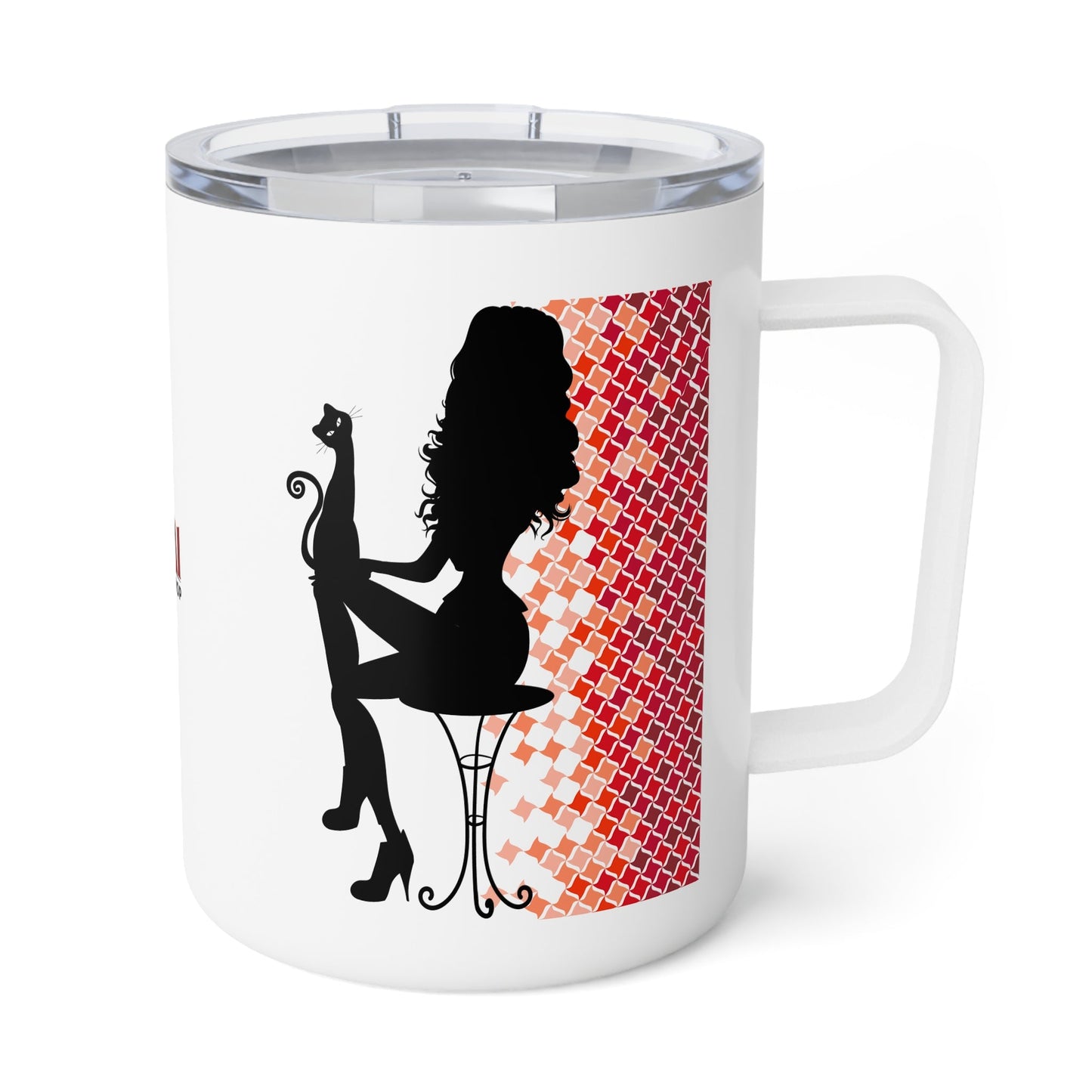 Pretty Cat Lady Insulated Coffee Mug - 10oz
