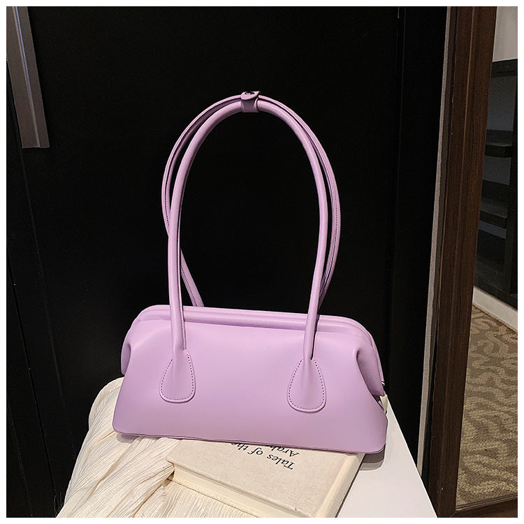 Elegant High-Capacity Baguette Underarm Bag