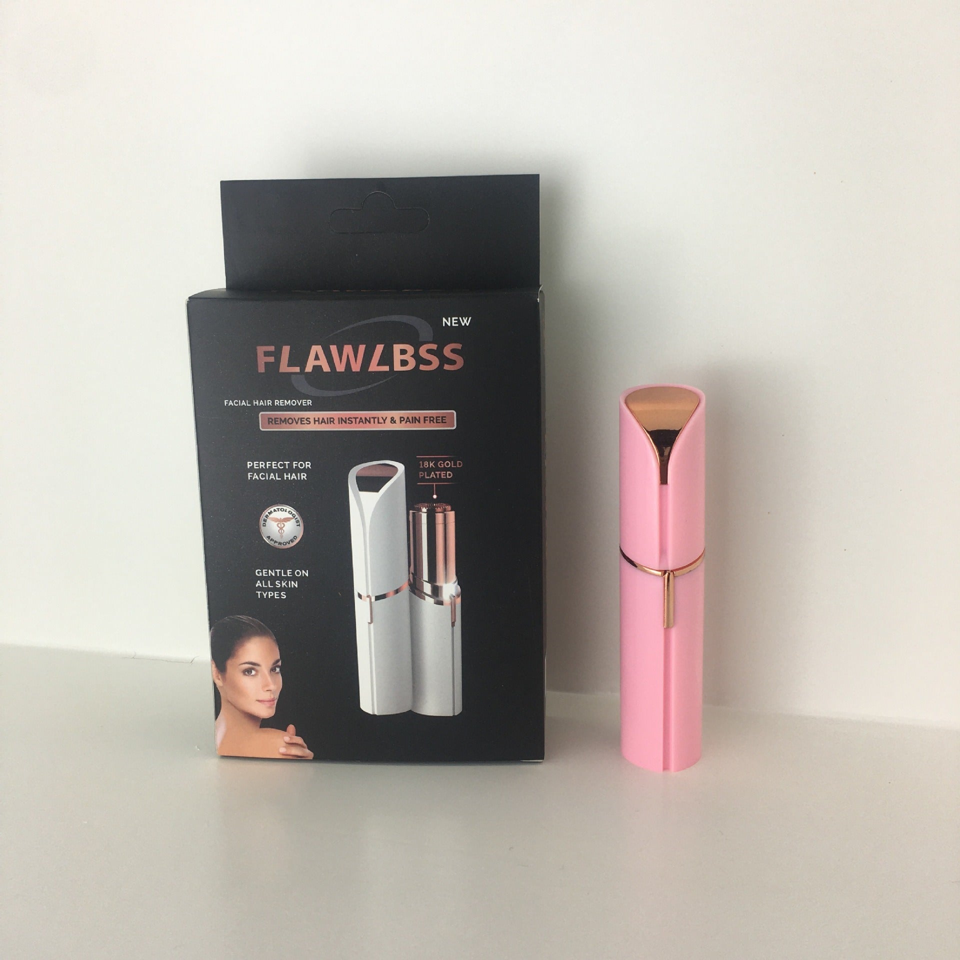 Lipstick eyebrow trimmer, women's shaver, hair remover, electric eyebrow trimmer, charging eyebrow trimmer, hair scraper - Korvel