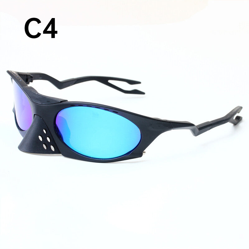 2025 Men's Outdoor Sunglasses: Y2K Cycling/Driving, Polarized, Windproof, INS Trendy - Korvel