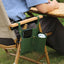 Camping chair leather storage bag mobile phone beer beverage storage bag outdoor chair side bag miscellaneous storage - Korvel