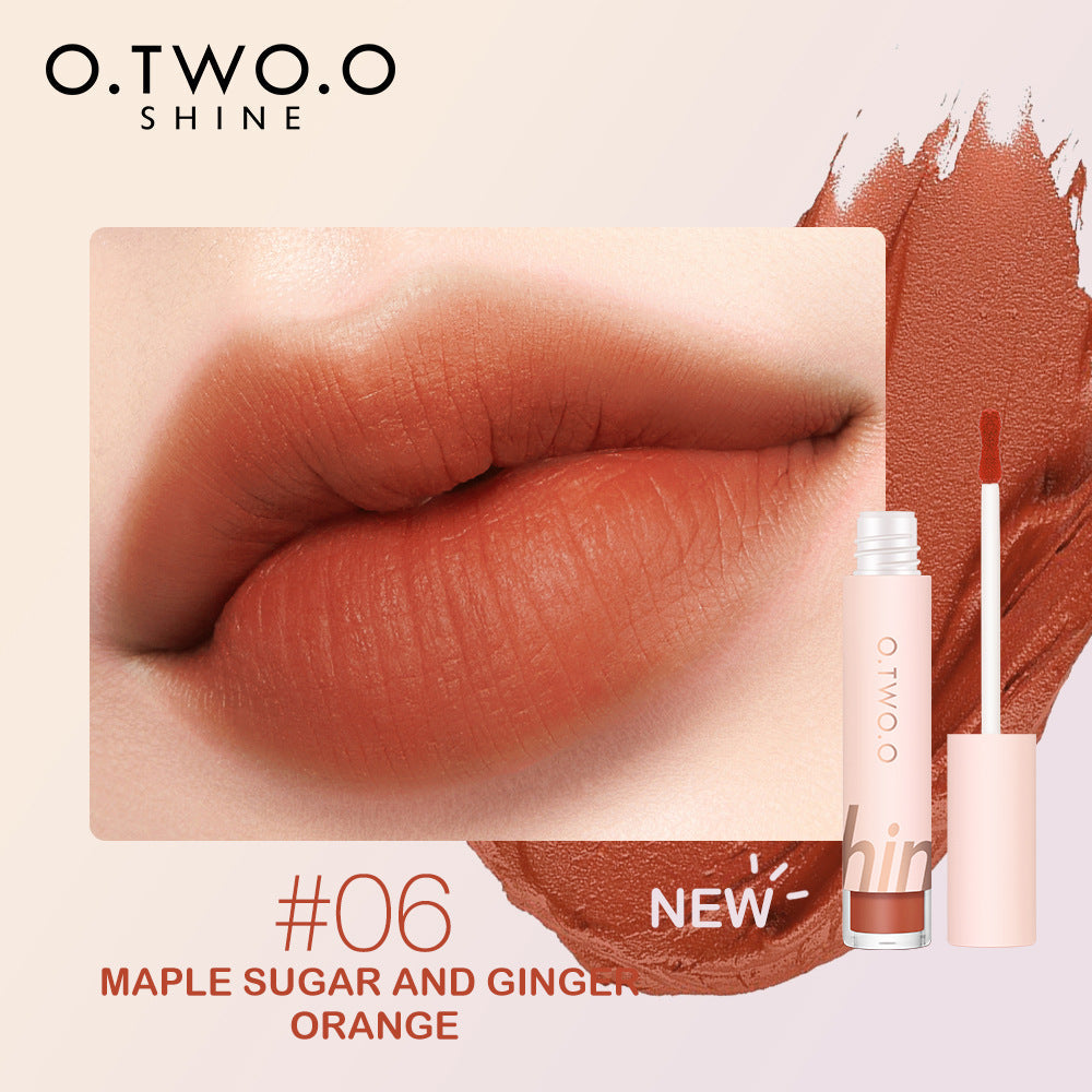 Soft Velvet Mist First Love Lip Slime Blush Eyeshadow Can Be Used For Three Velvet Non-Stick Cups Do Not Lose Color SE001 - Korvel