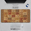 Large Persian Mouse Pad Office Carpet MousePad Natural Rubber Lockedge Anti Slip Desk Mat Laptop Office Game Accessories Pad - Korvel