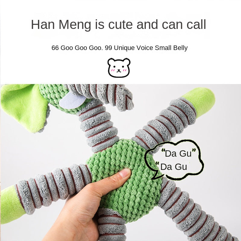 Large Letter Toy Elephant Bear Pig Animal Sound Toys for Pets - Korvel
