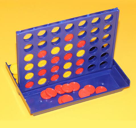 1 Set Connect 4 In A Line Board Game Children's Educational Toys - Korvel
