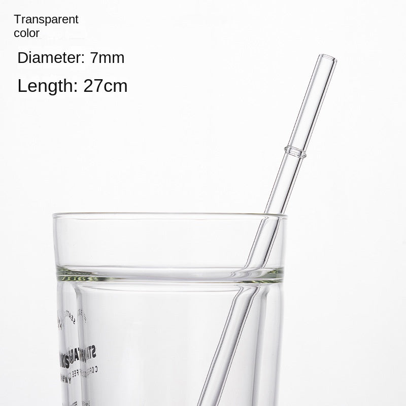 Eco-Friendly High Borosilicate Glass Straw - Customizable & Durable