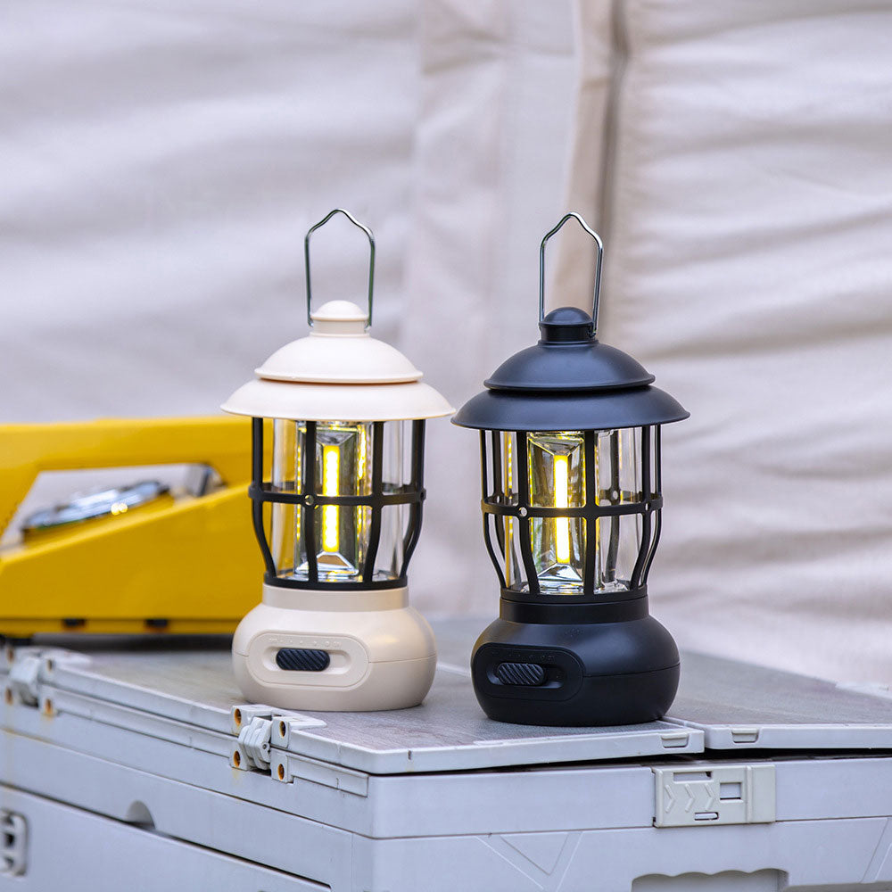 Vintage USB Camping Light for Outdoor Ambience