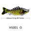 10cm Luya Bait Multi-Section Fish Plastic Hard Bait 15.5g Seven Sections Luya Bionic Bait Section Long Distance Cast Fake Bait Bait - Korvel