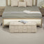 Ottomana de Almacenamiento Tapizada COOLMOR - Beige