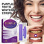 Purple Bright White Dental Stickers, Yellow Stain Removal Deep Cleaning Care For Oral Health Care Dental Stickers - Korvel