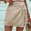 Jupe-culotte haute taille torsadée Perfee