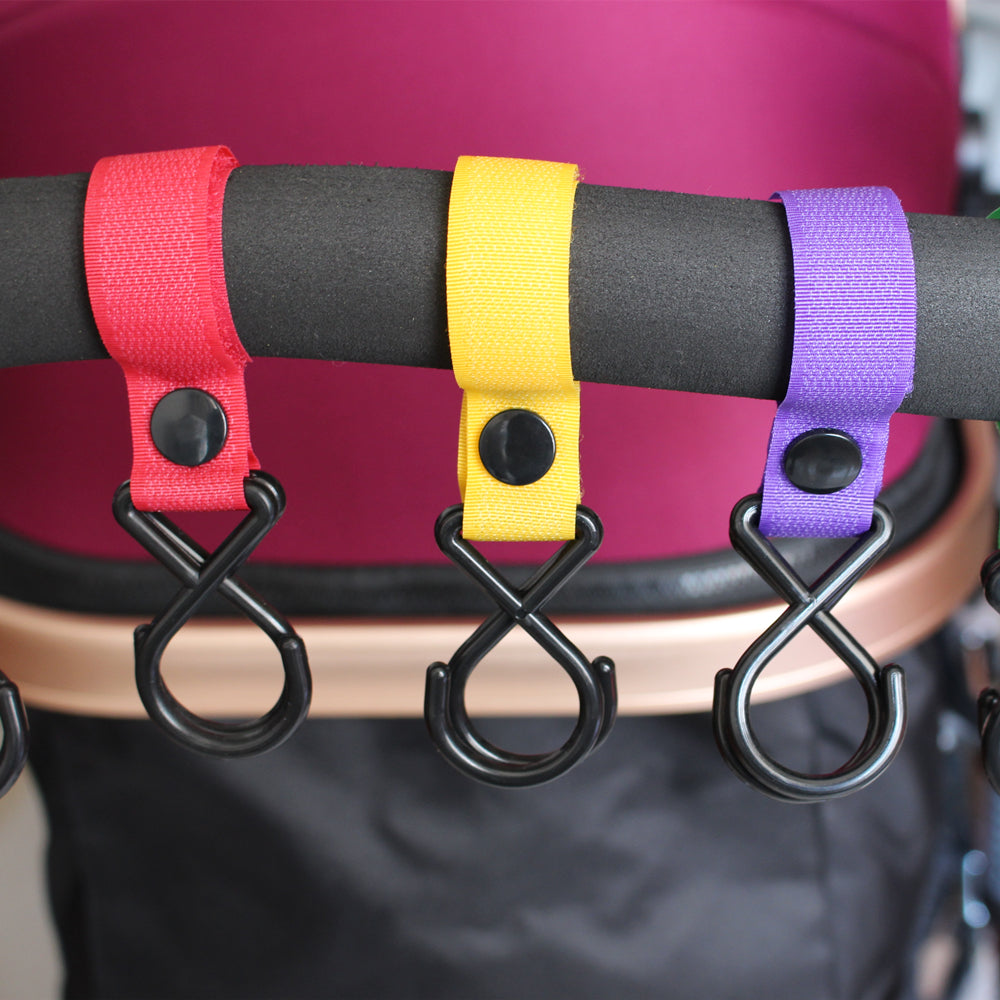 3 Pcs Yoya Baby Stroller Accessories Organizer Hooks Pram Pushchair Hanger Hanging Carriage Double Promotion - Korvel
