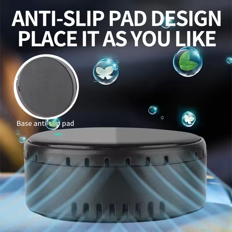 Solar-Powered Air Purifier for Home and Car