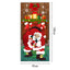 New Christmas Door Curtains, Flags, Outdoor Photography, Santa Claus and Puppies, Background Decoration, Hanging Cloth - Korvel