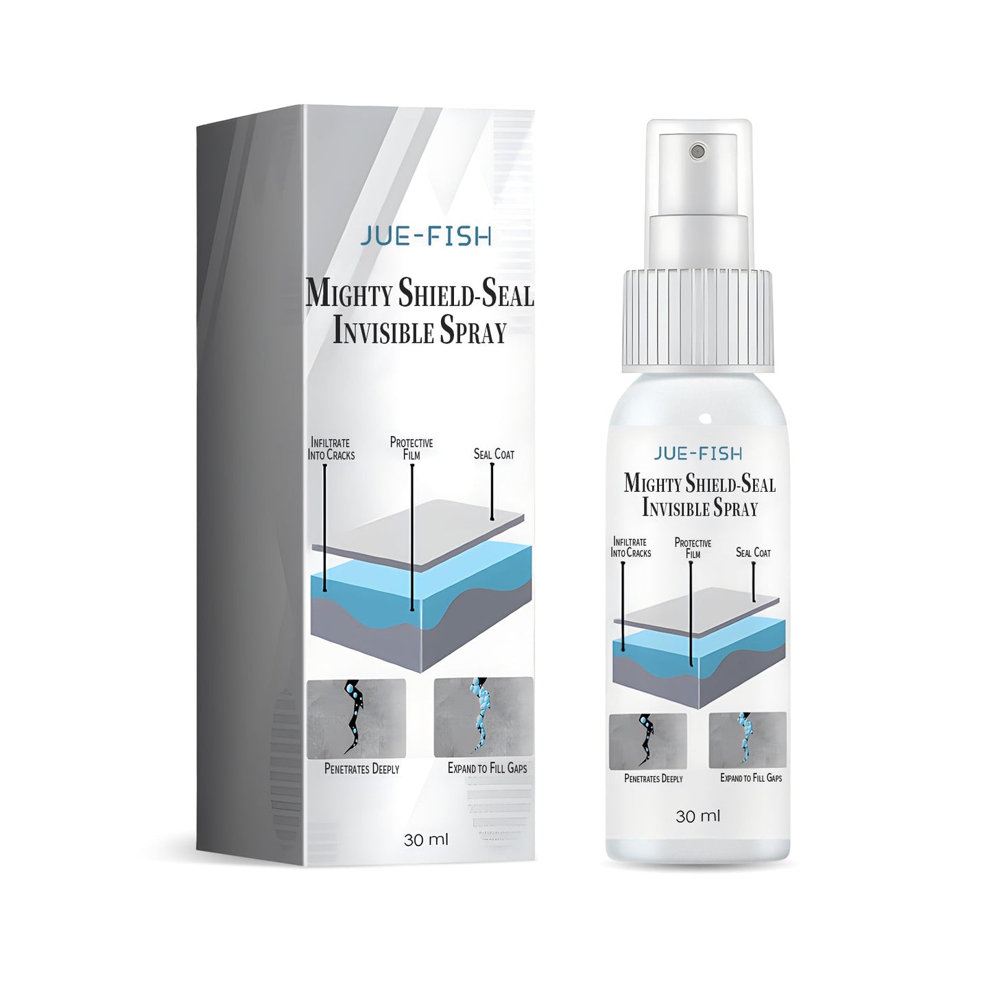 Invisible Waterproof Leak Repair Spray for Tiles and Walls