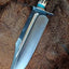 Handcrafted Survival Bowie Knife - 11" 1095 Steel Blade with Antler Handle - Korvel