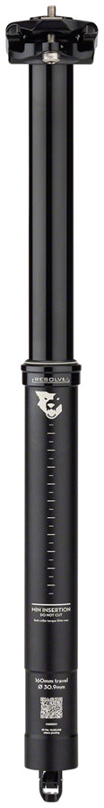 Wolf Tooth Resolve Dropper Seatpost - 30.9mm, 160mm Travel, Black