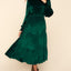 Chic Velvet Tiered Dress with Smocked Waist – Perfect for Any Occasion - Korvel
