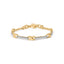 Bracelet en or jaune 10K avec diamants de 1,00 cttw