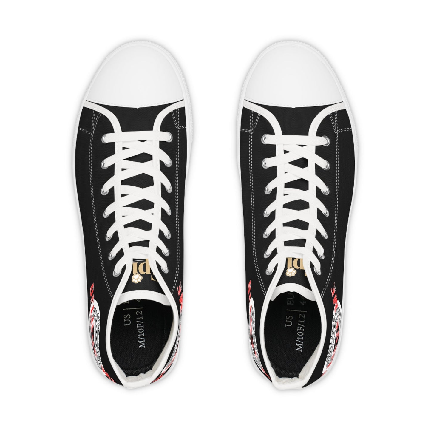 Believe Me Men's High-Top Sneakers - Statement Shoes
