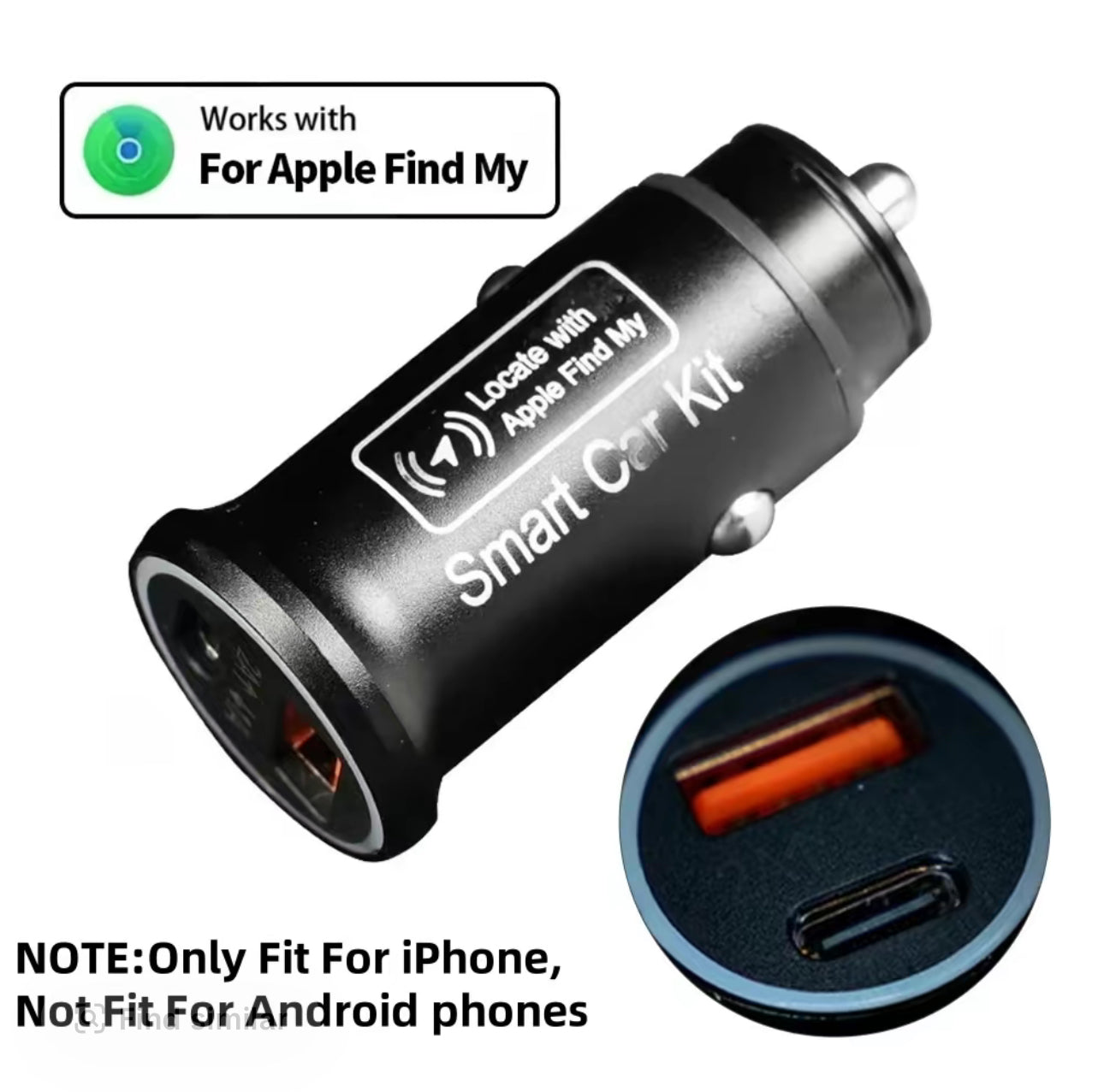 TrackCharge GPS Car Charger - Korvel