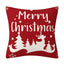 Red Christmas Snowflake Pillow Cover for Holiday Decor