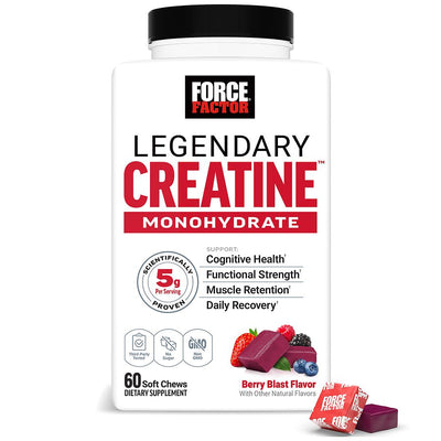 Force Factor Legendary Creatine Soft Chews - Berry Blast