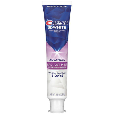 Dentifrice Crest 3D White Advanced Radiant Mint 4,9 oz