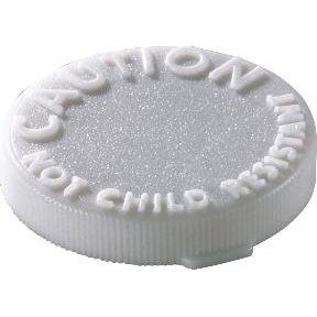 Rexam Snap Cap Closure for Pharmacy Vials - 100 Count