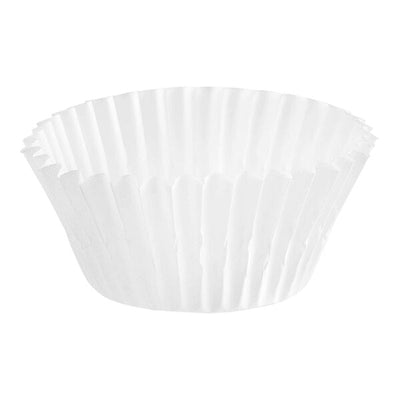 White Fluted Baking Cups - Small (1.5" x 1")