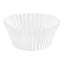 Cups à pâtisserie blancs ondulés premium - Taille standard 2" x 1 1/4"