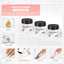 COSCELIA Kit de Arte de Uñas de Cristal de 9 Colores con Accesorios